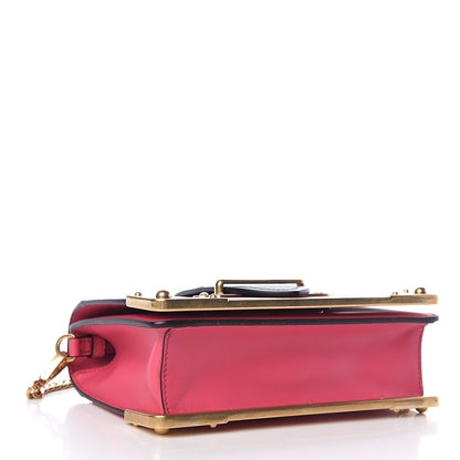 Prada City Calf Saffiano Cahier Bag Magenta Black 4 of 9