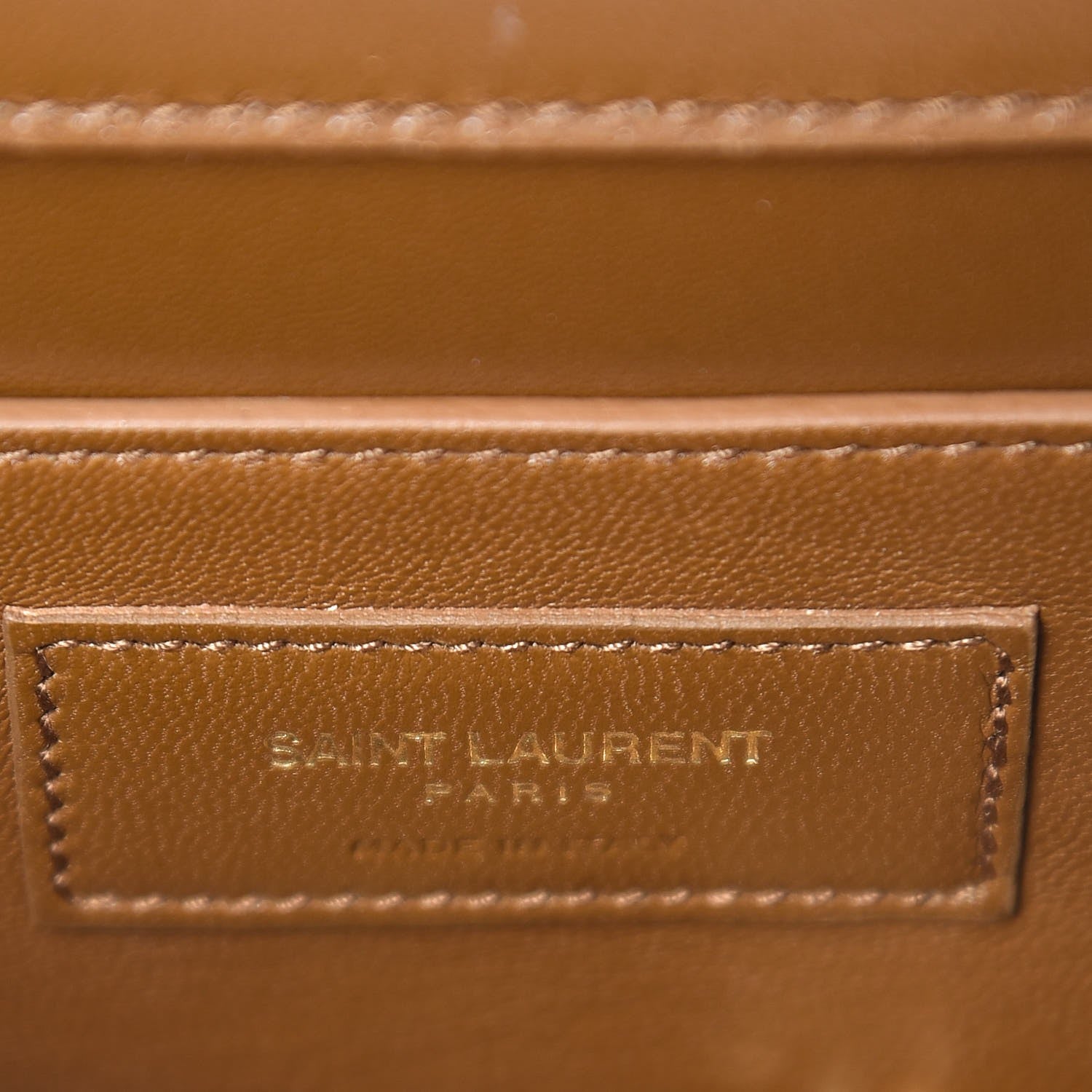 Saint Laurent Suede Small Classic Monogram Kate Tassel Satchel Light Ochre 6 of 6