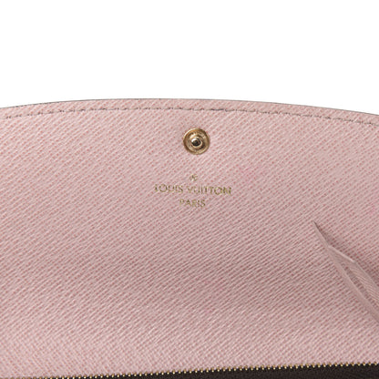 Louis Vuitton Monogram Emilie Wallet Rose Ballerine 6 of 10