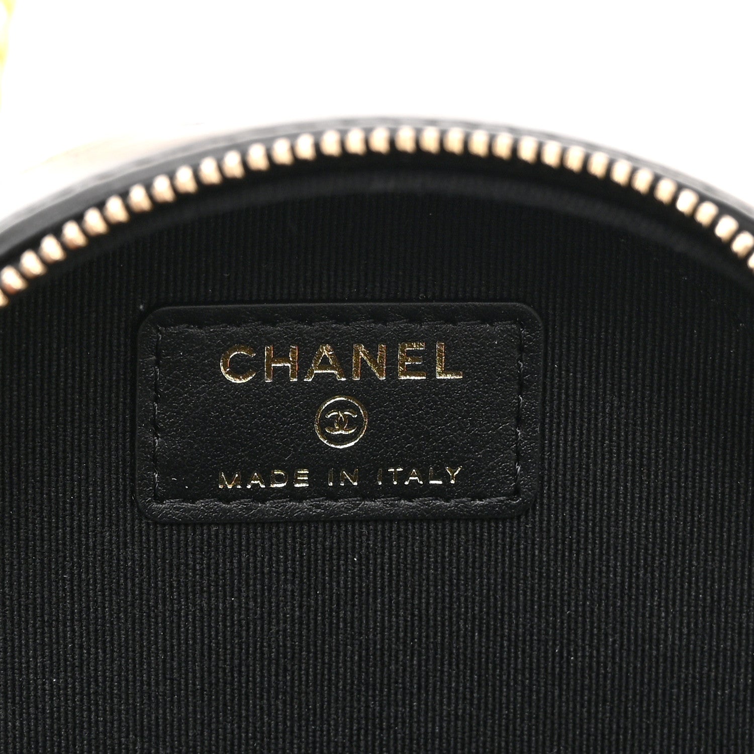 Chanel Lambskin Quilted Pillow Crush Round Clutch With Chain Black 6 of 10