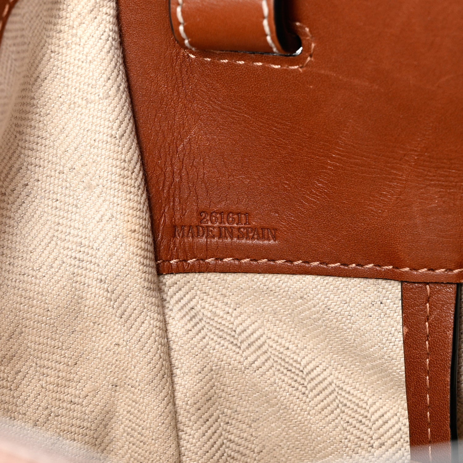 Loewe Grained Calfskin Medium Hammock Shoulder Bag Tan 7 of 24