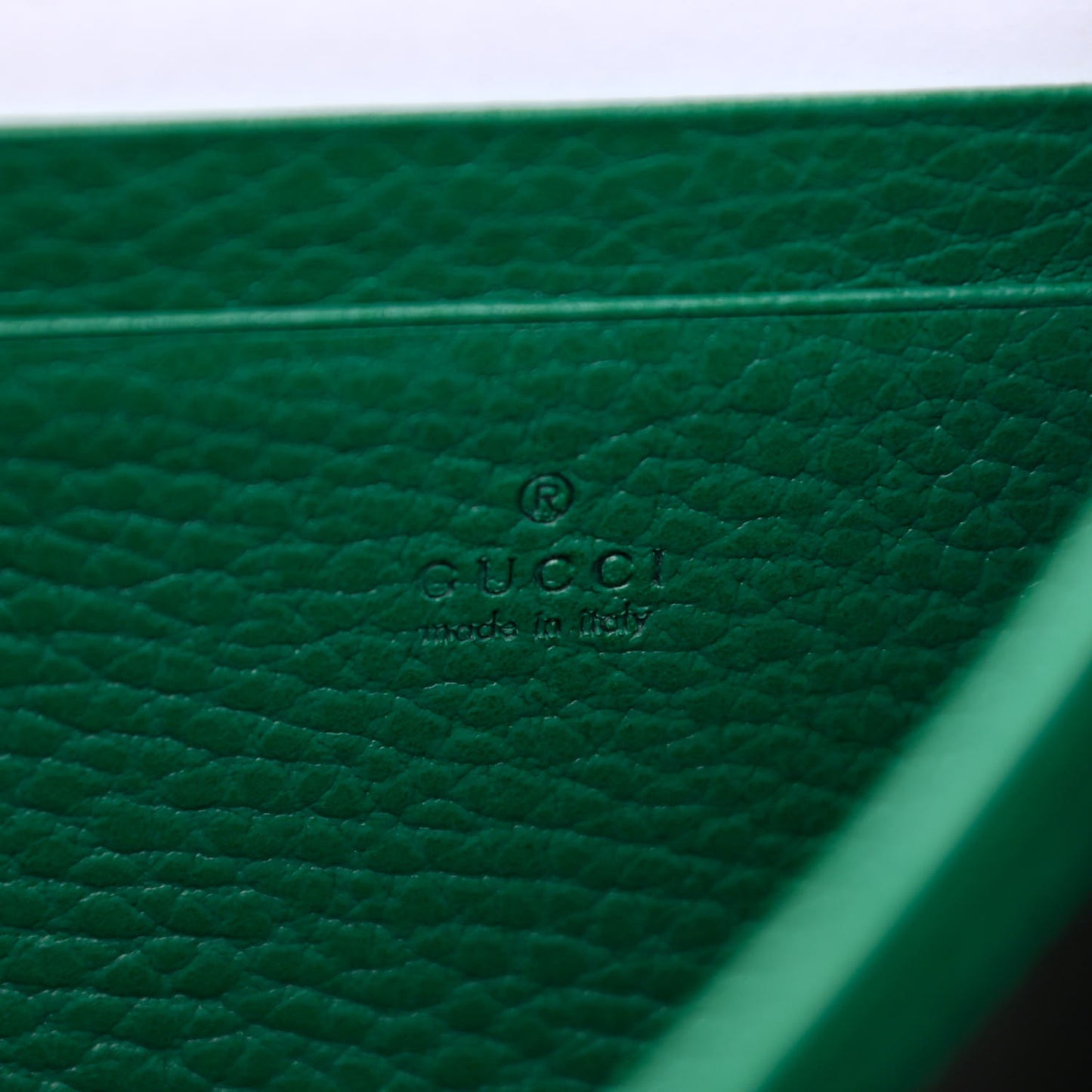 Calfskin Mini Dionysus Chain Wallet Emerald
