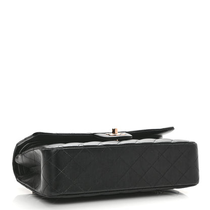 Chanel Lambskin Quilted Medium Double Flap Black 4 of 8