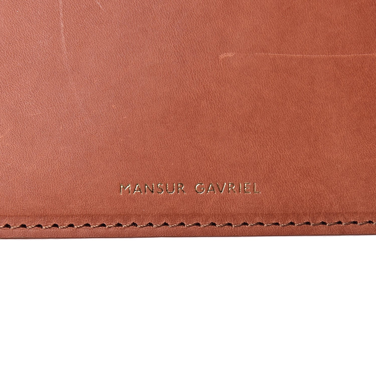 Mansur Gavriel Calfskin Bucket Bag Brandy 12 of 12