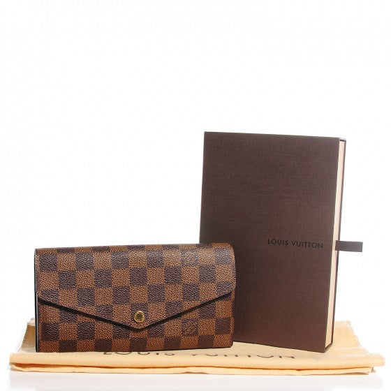 Louis Vuitton Damier Ebene Sarah Wallet NM 5 of 16