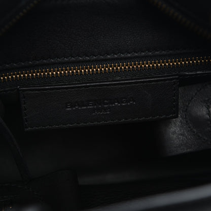 Balenciaga Veau Soyeux Perforated Blackout Hardware S City Black 6 of 7