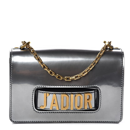Christian Dior Metallic Calfskin J'Adior Chain Flap Bag Silver 1 of 7