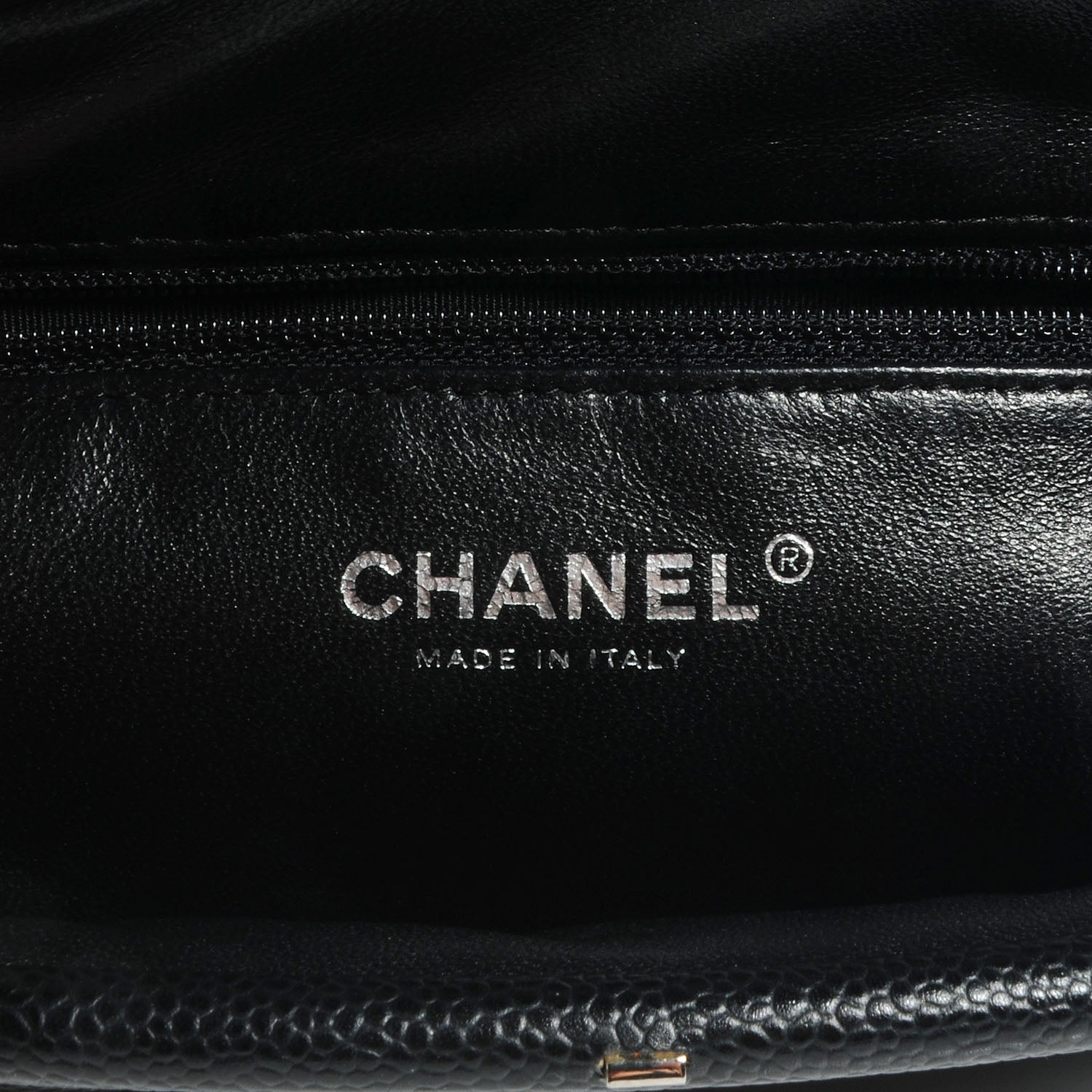 Chanel Caviar Quilted Timeless Clutch Black 6 of 7