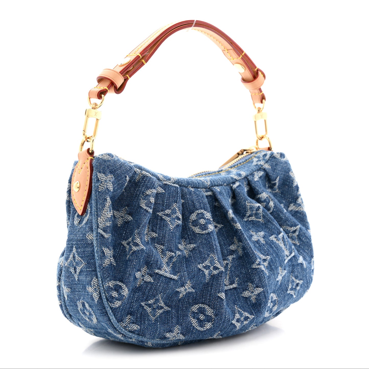 Monogram Denim Pochette Valley Blue
