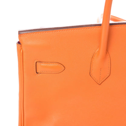 Hermes Swift Horseshoe Birkin 35 Orange 30 of 40