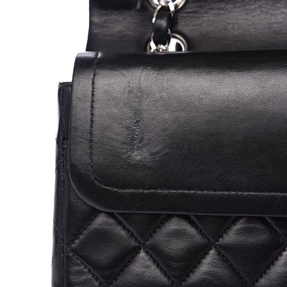 Chanel Lambskin Quilted Medium Double Flap Black 17 of 17