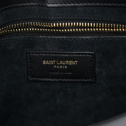 Saint Laurent Smooth Calfskin Le 5 A 7 Hobo Black 6 of 11