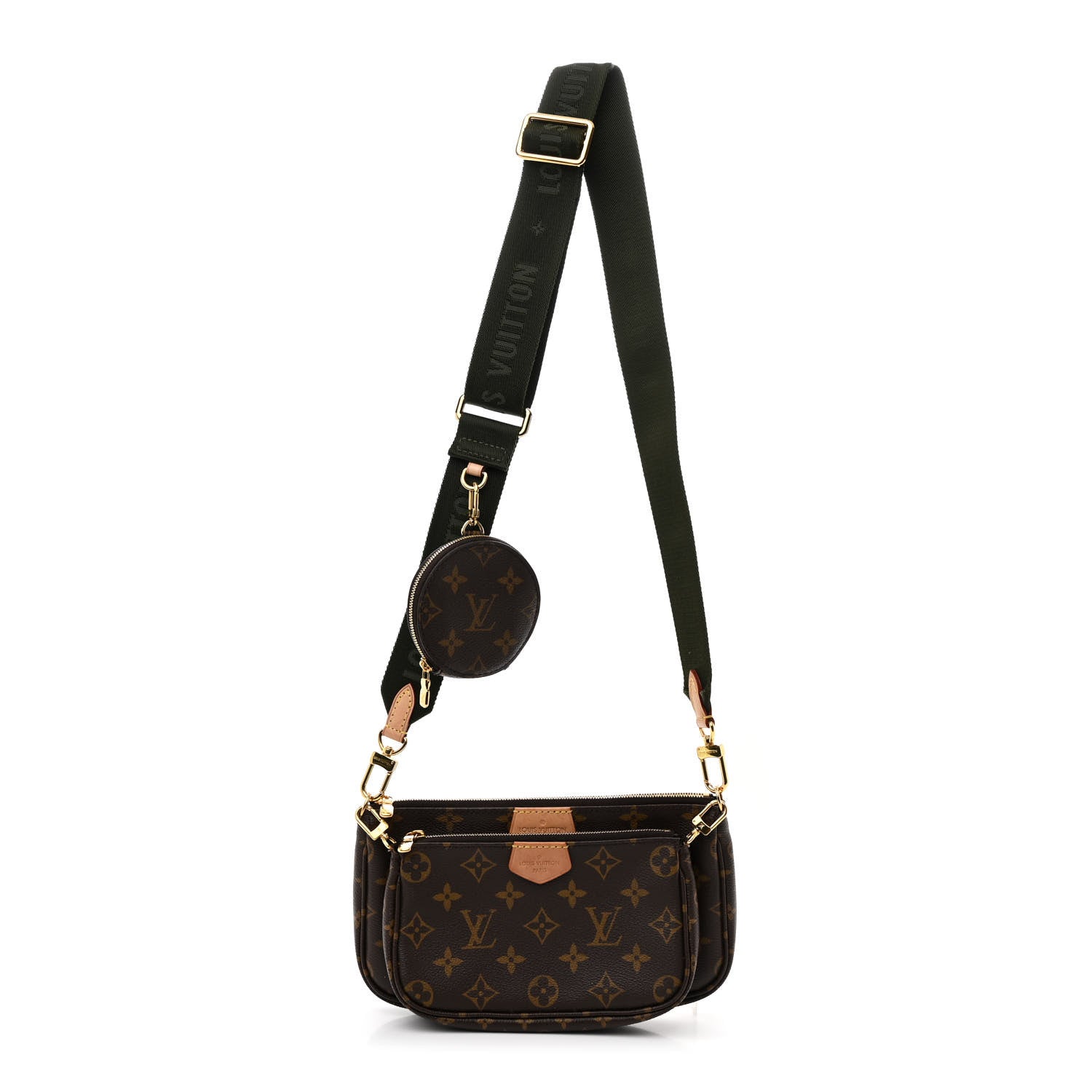 Louis Vuitton Monogram Multi Pochette Accessories Kaki 1 of 14