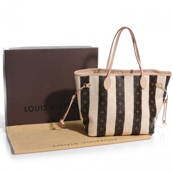 Louis Vuitton Monogram Rayures Neverfull MM 4 of 8