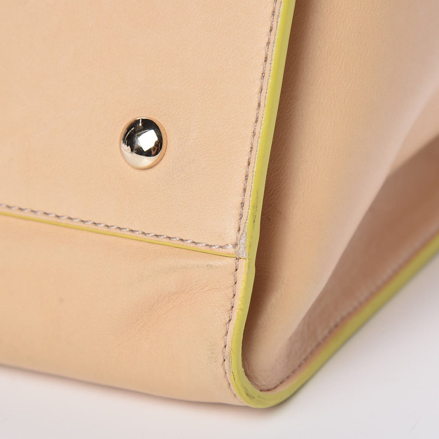 Calfskin Large Palazzo Tote Bag Beige