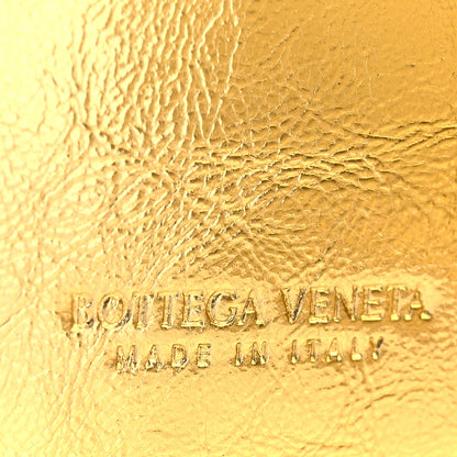 Bottega Veneta Metallic Calfskin Intrecciato Passport Case Gold 6 of 7