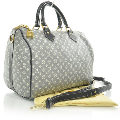 Louis Vuitton Monogram Idylle Speedy Bandouliere 30 Encre 3 of 8