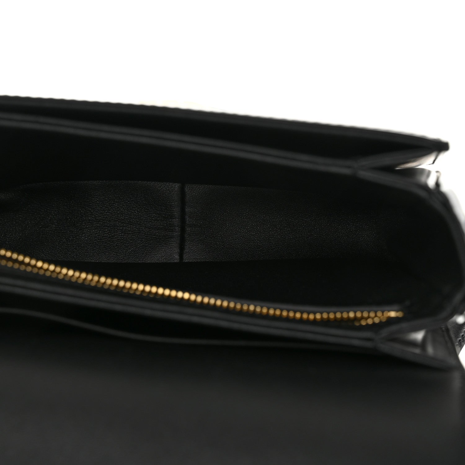 Celine Shiny Calfskin Teen Triomphe Black 5 of 10