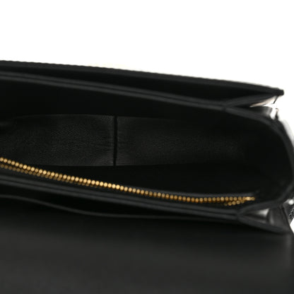 Celine Shiny Calfskin Teen Triomphe Black 5 of 10