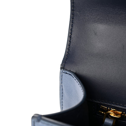 Christian Dior Smooth Calfskin 30 Montaigne Flap Bag Indigo Blue 12 of 14