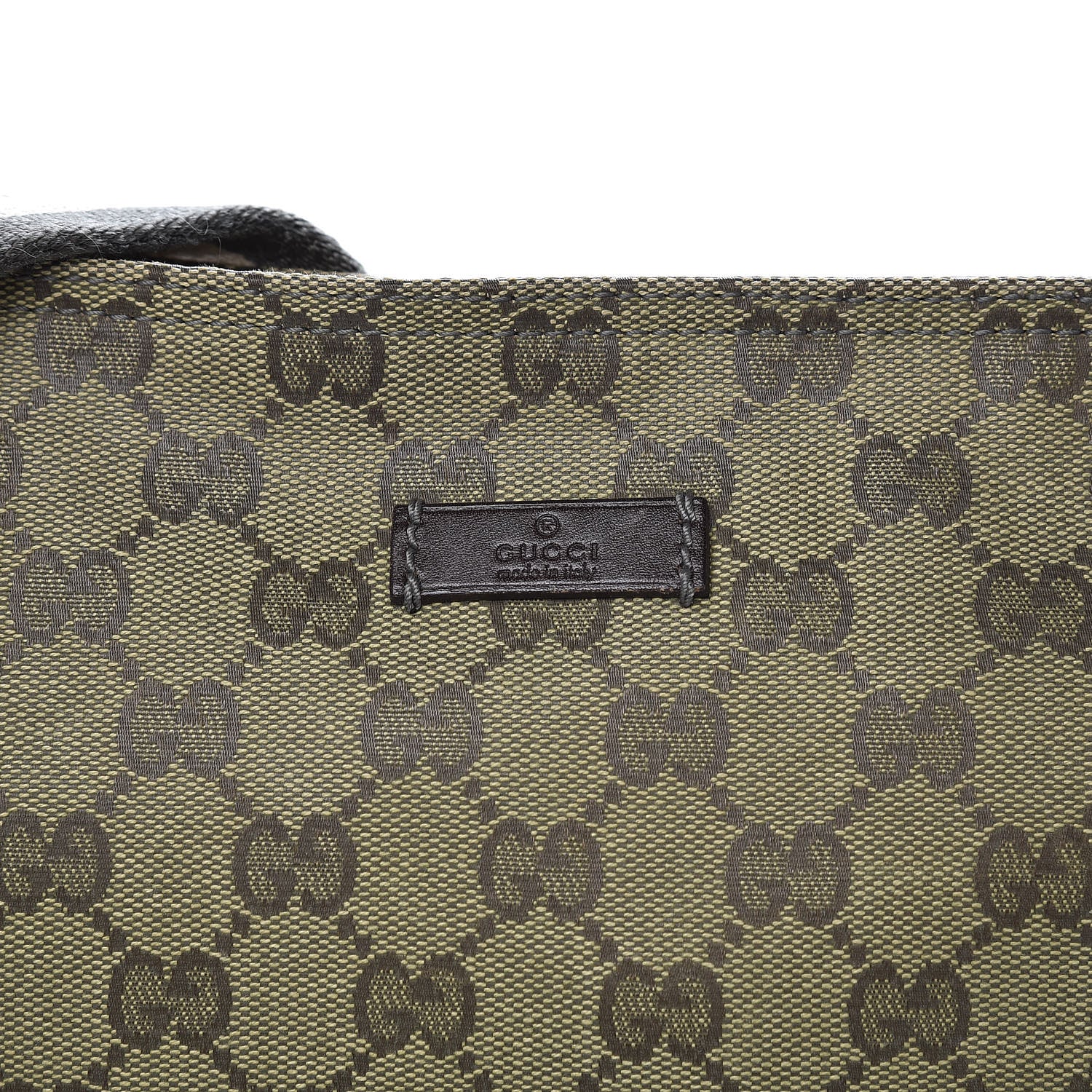 Gucci Monogram Web Small Flat Messenger Crossbody Dark Brown 10 of 10