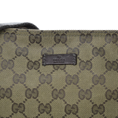 Gucci Monogram Web Small Flat Messenger Crossbody Dark Brown 10 of 10