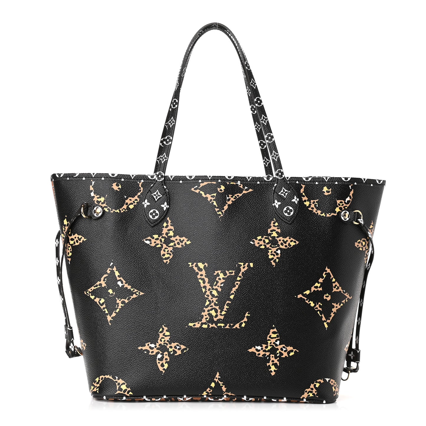 Monogram Giant Jungle Neverfull MM Black