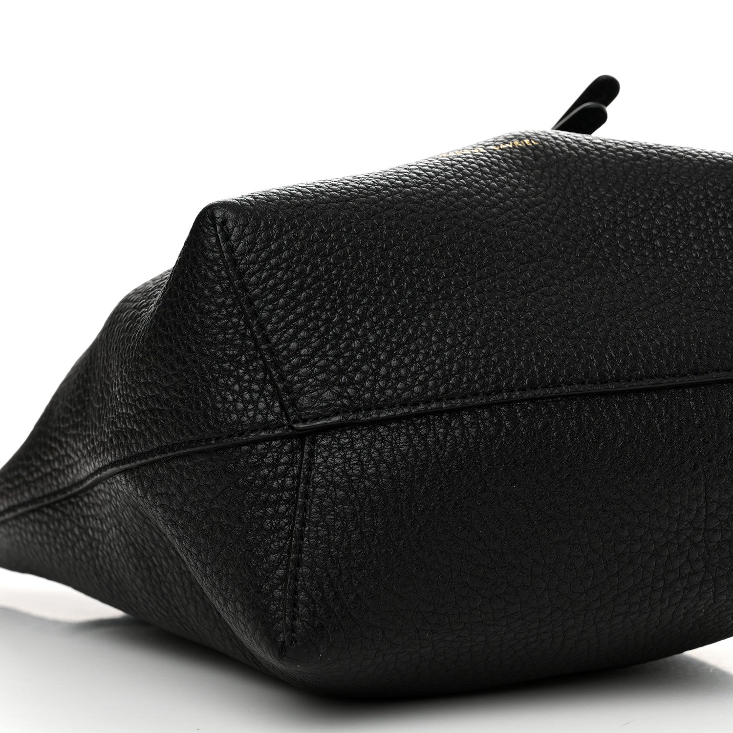 Mansur Gavriel Tumbled Calfskin Mini Bucket Bag Black 9 of 10