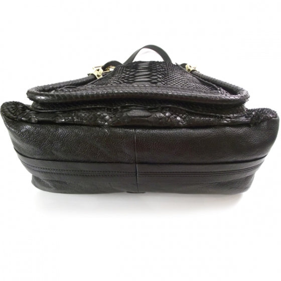Chloe Python Medium Paraty Black 4 of 11