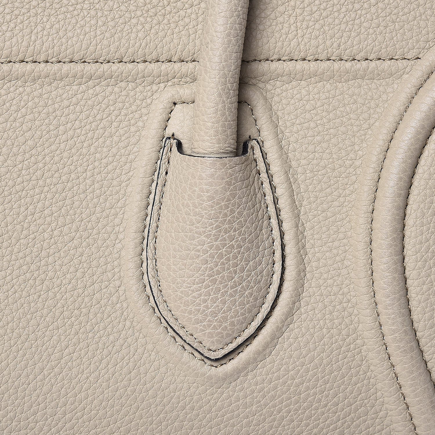 Celine Baby Grained Calfskin Medium Phantom Luggage Quartz 13 of 25