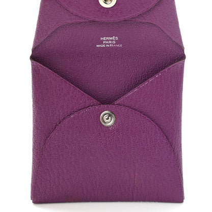 Hermes Chevre Mysore Bastia Coin Purse Anemone 5 of 10