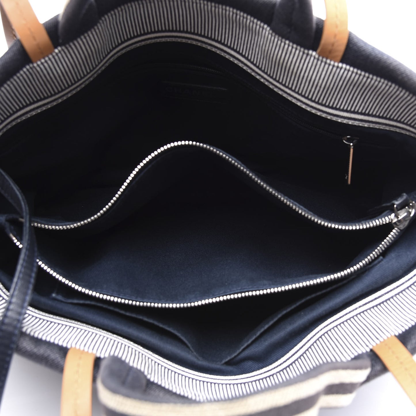 Denim Large Shopping Tote Blue