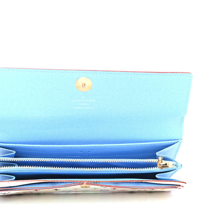 Louis Vuitton Monogram Multicolor Sarah Wallet White Anie 4 of 4