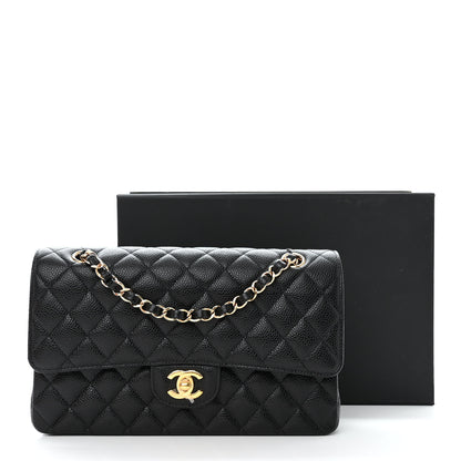Chanel Caviar Quilted Medium Double Flap Black 11 of 11