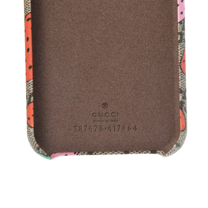 Gucci GG Supreme Monogram Strawberry iPhone X/XS Case 6 of 7