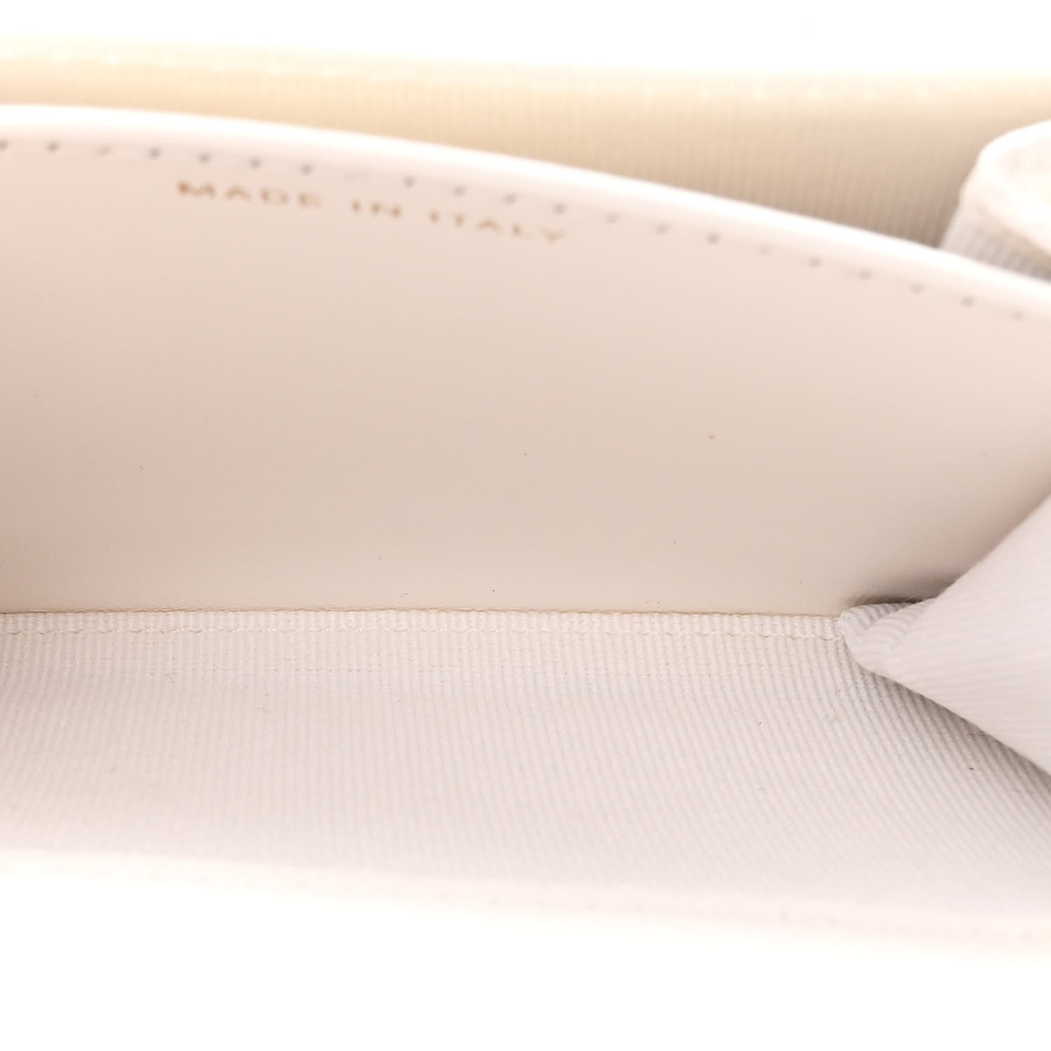 Chanel Caviar Quilted Flap Card Holder On Chain White 6 of 12