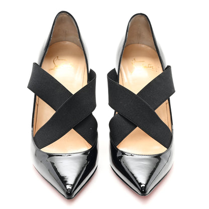Christian Louboutin Patent Sharpstagram 100 Pumps 38.5 Black 3 of 9