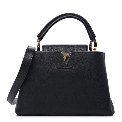 Louis Vuitton Taurillon Capucines BB Black 1 of 5