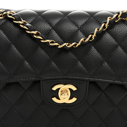 Chanel Caviar Quilted Small Double Flap Black 8 of 10