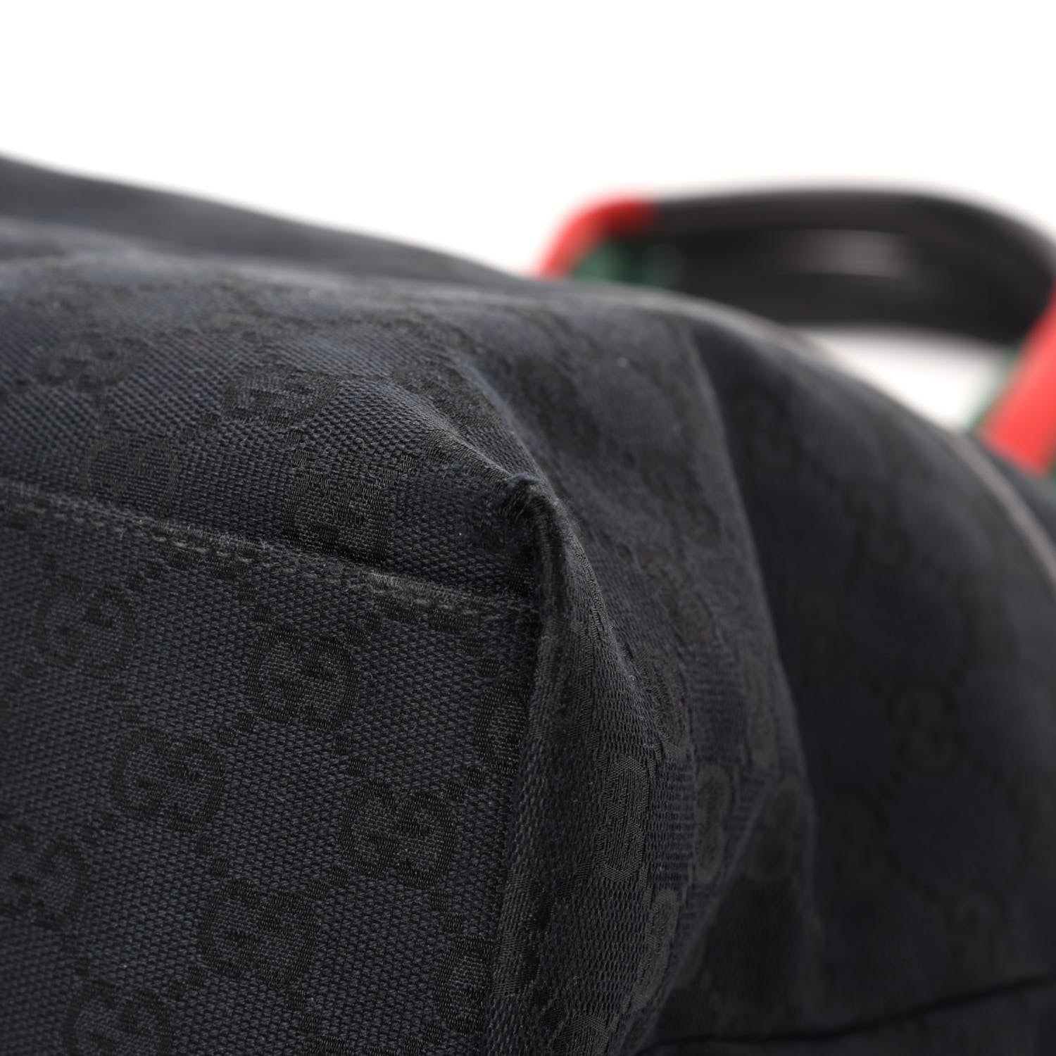 Gucci Monogram Web Large Diaper Tote Black 9 of 13