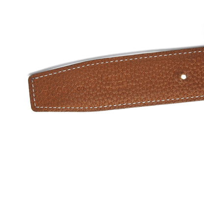 Hermes Box Togo 32mm H Belt 90 Black Gold 7 of 8