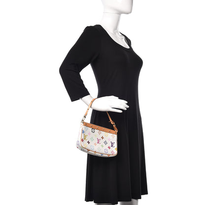 Louis Vuitton Monogram Multicolor Pochette Accessories White 2 of 13