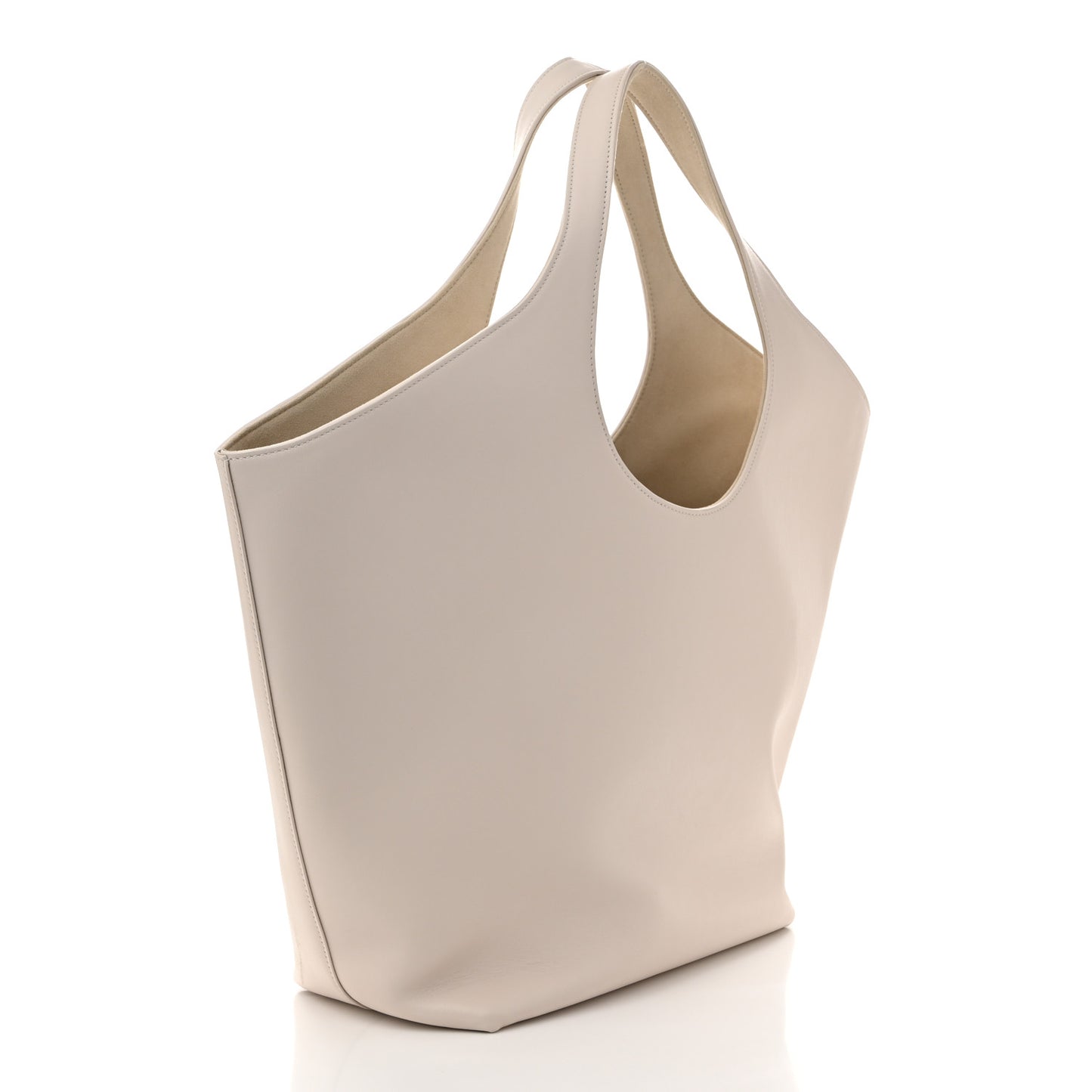 Smooth Calfskin Mary Kate Tote Nacre