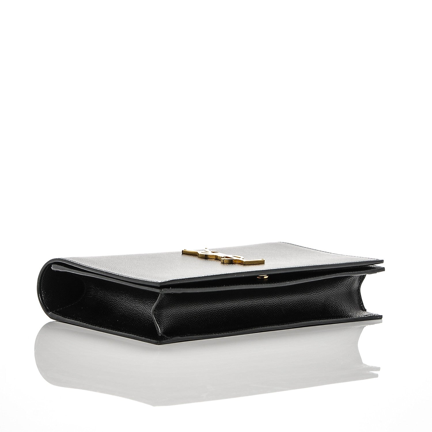 Saint Laurent Grain De Poudre Classic Monogram Kate Clutch Black 4 of 7