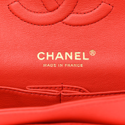 Chanel Lambskin Quilted Medium Double Flap Red 5 of 13