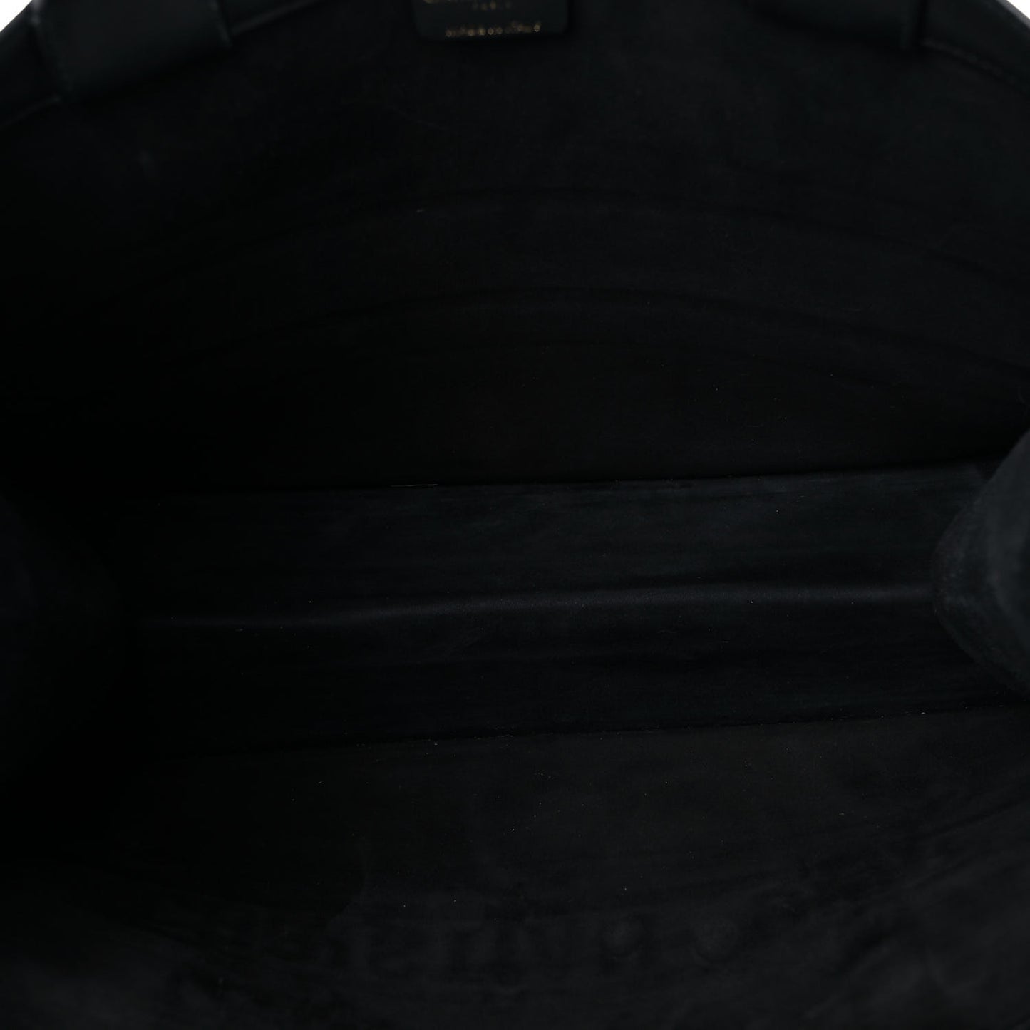 Calfskin Embossed Medium Book Tote Black
