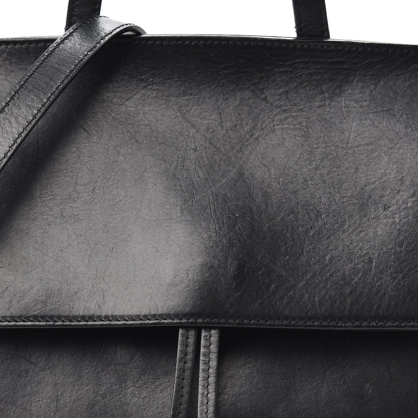 Calfskin Mini Lady Bag Black Flamma