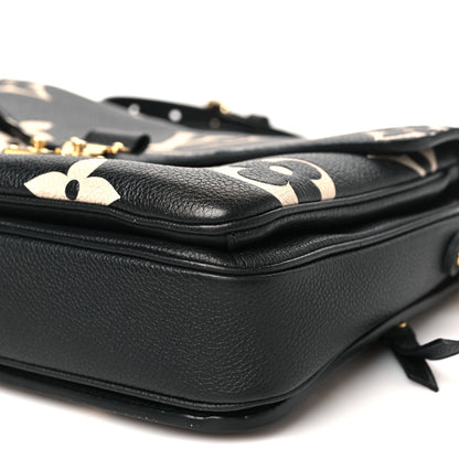 Louis Vuitton Empreinte Monogram Giant Pochette Metis Black Beige 9 of 10