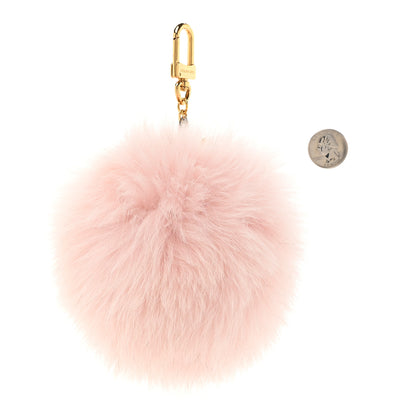 Louis Vuitton Fuzzy Bubble Bag Charm Light Pink 2 of 4