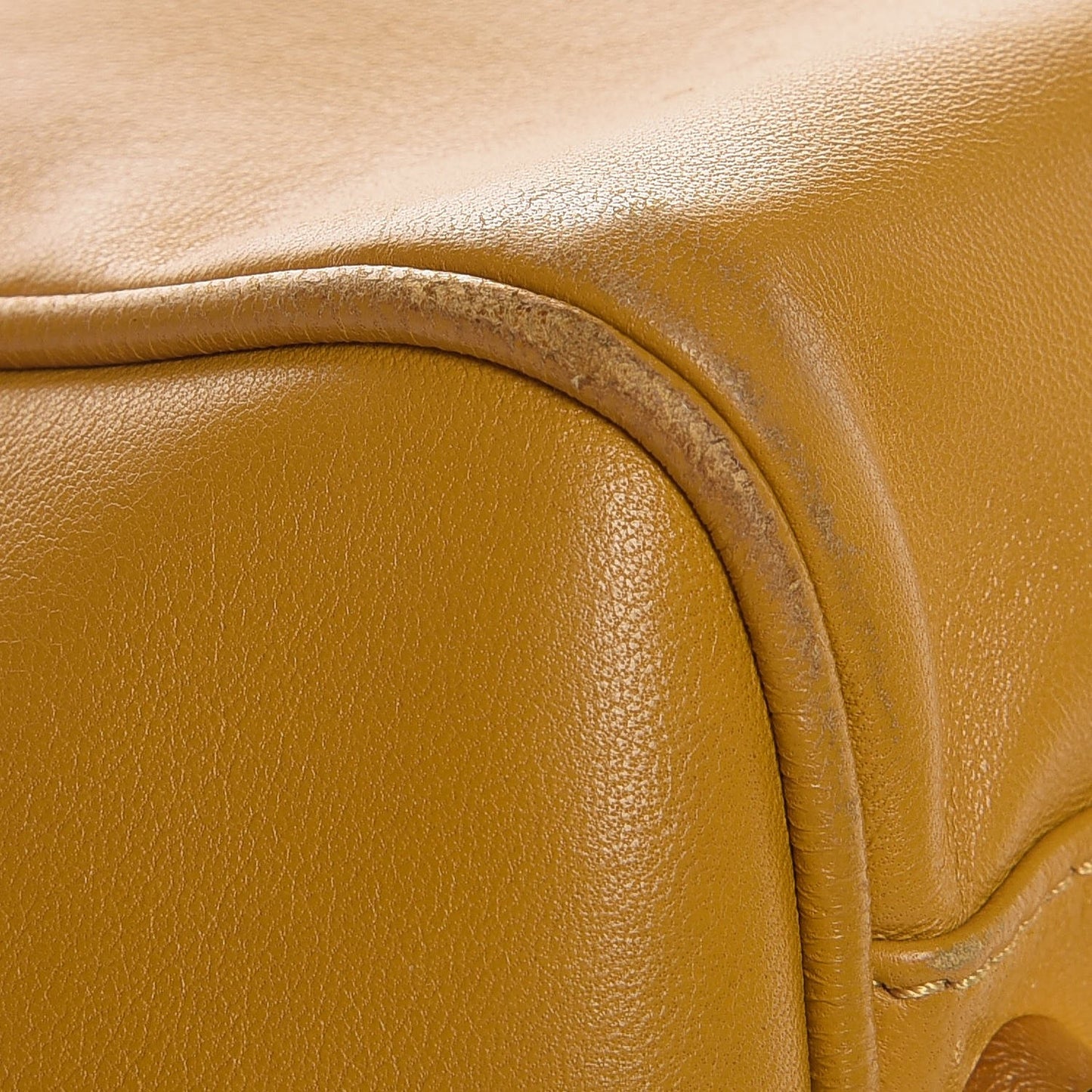 Calfskin Haymarket Check Small Canterbury Tote Yellow